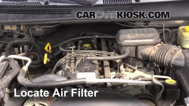1999 Jeep Grand Cherokee Limited 4.0L 6 Cyl. Filtre à air (moteur) Changement